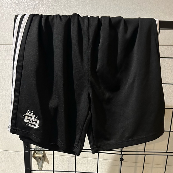 NO.23 FUTBOL Black Soccer Shorts - Sleek Style and Performance - Picture 1 of 4